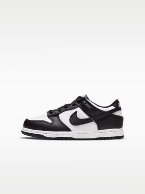 Nike Dunk Low Sneaker in Black and White